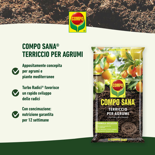Compo - Terriccio Specifico per Agrumi - 50 lt