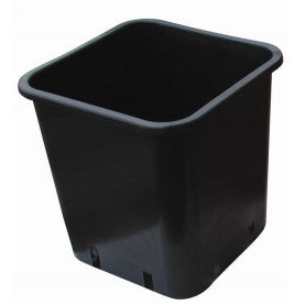 Vasi quadrati di plastica | Misure 13 15 18 22 cm | 10 PEZZI |